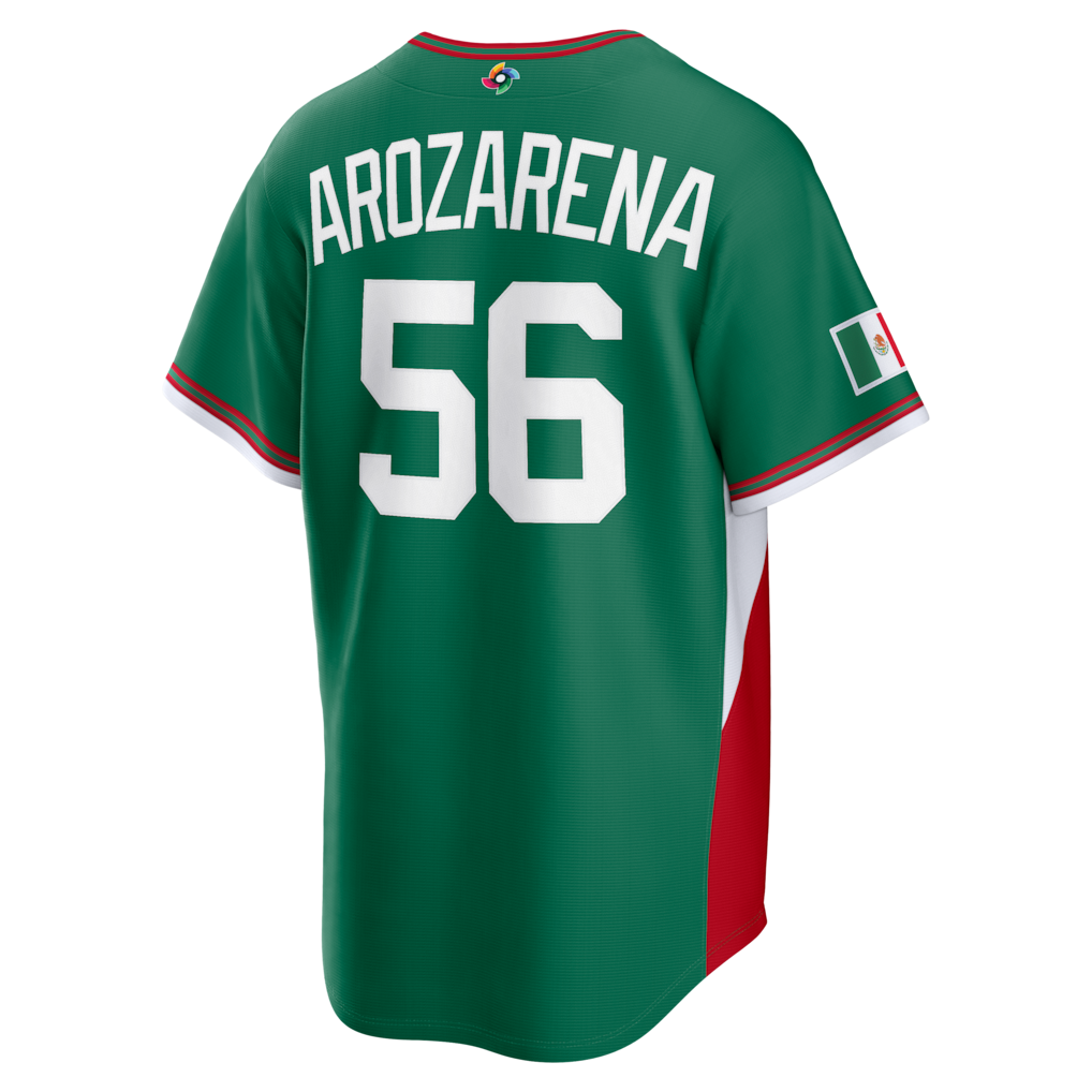 Custom Mexico All Stitched Jersey Green 2026 World Baseball Classic