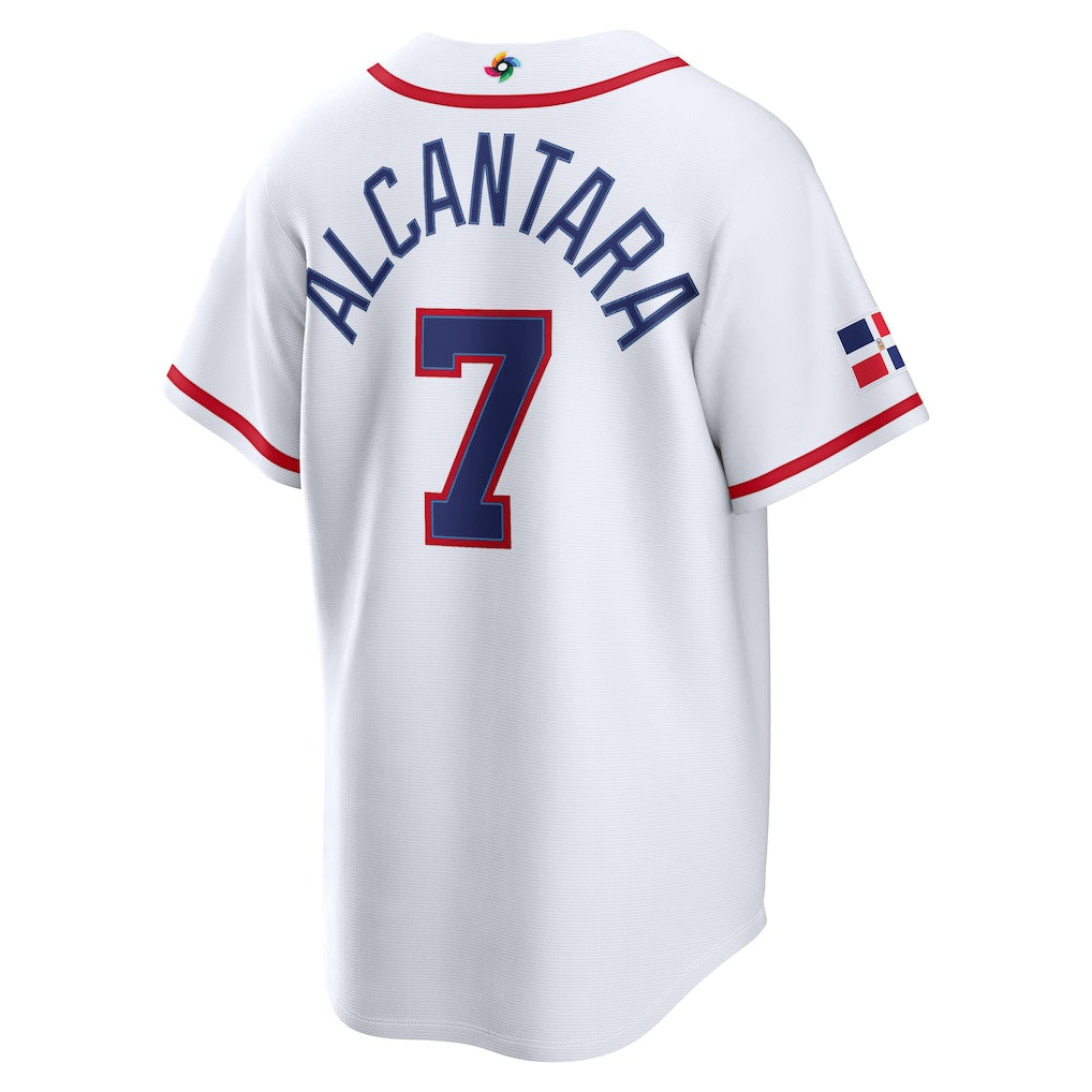 Custom Dominican Republic All Stitched Jersey White 2026 World Baseball Classic