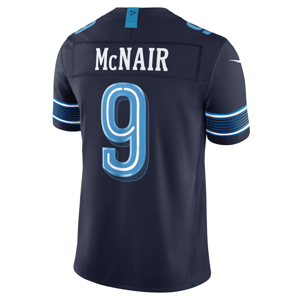 Custom Titans 2026 Rivalries Collection Navy Limited Football Jersey -All Stitched