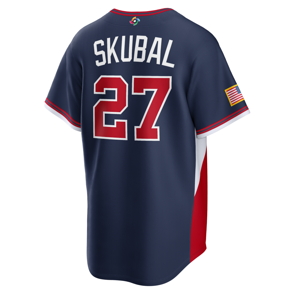 Custom USA All Stitched Jersey Navy 2026 World Baseball Classic