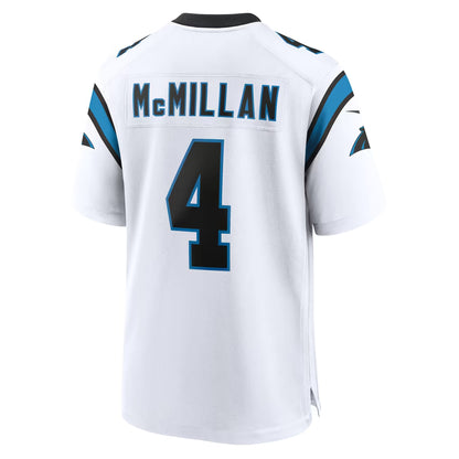 Custom Tetairoa McMillan Blue Black White Alternate Limited Football Jersey -All Stitched