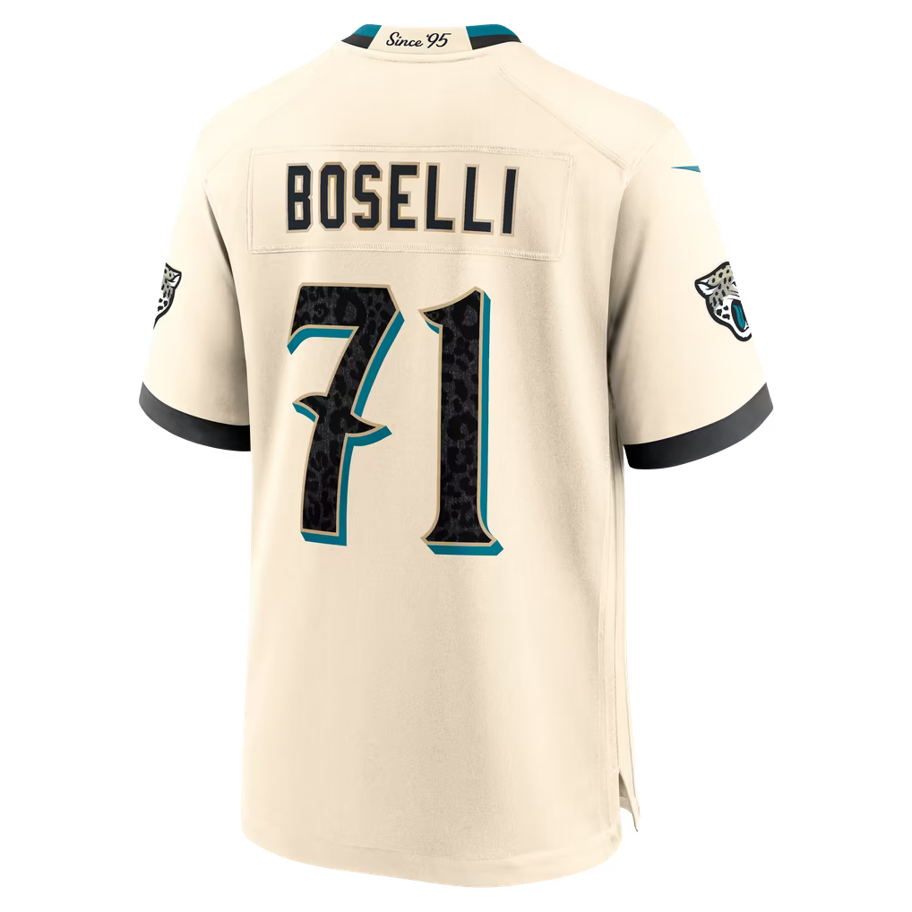 Custom Travis Hunter Natural Jaguars 2026 Rivalries Collection Limited Jersey -All Stitched
