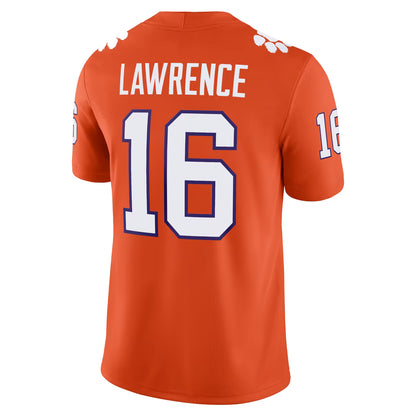 Custom Clemson Tigers Orange Limited Football Jersey -All Stitched