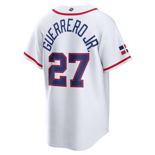 Custom Dominican Republic All Stitched Jersey White 2026 World Baseball Classic