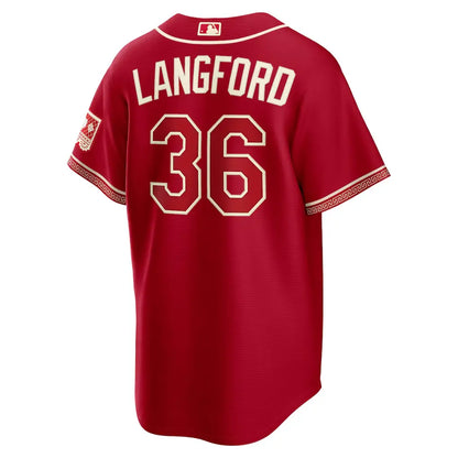 Custom Red 2026 City Connect Stadium Jersey - All Stitched