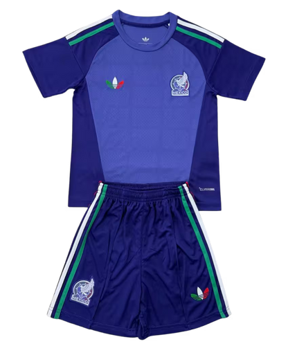 Mexican 26 Away Purple Goalkeeper Jersey & Shorts Set - Custom Name & Number