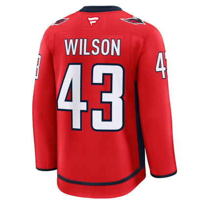 Custom 2026 Home Red Premium All Stitched Hockey Jersey