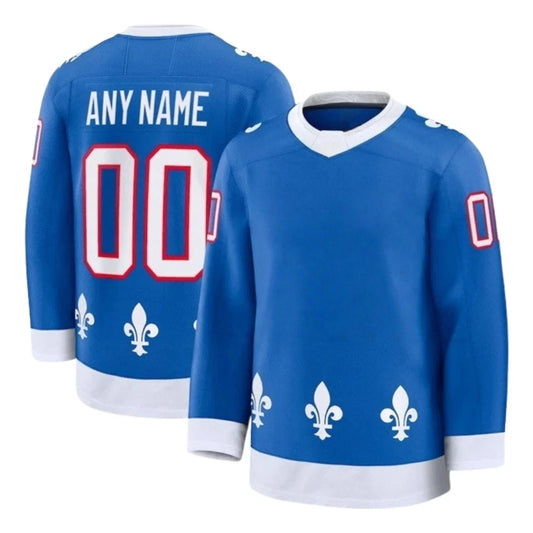 Custom Men's Blue 2025 Alternate Heritage All Stitched Hockey Jersey