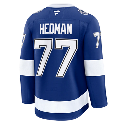 Custom 2026 Lightning Home Blue Premium All Stitched Hockey Jersey